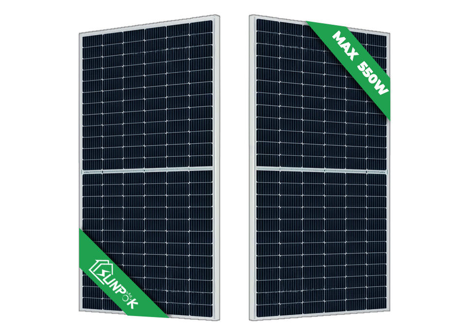 o painel solar mono picovolt da meia pilha do MBB 450W almofada para o armazenamento de energia do sistema solar