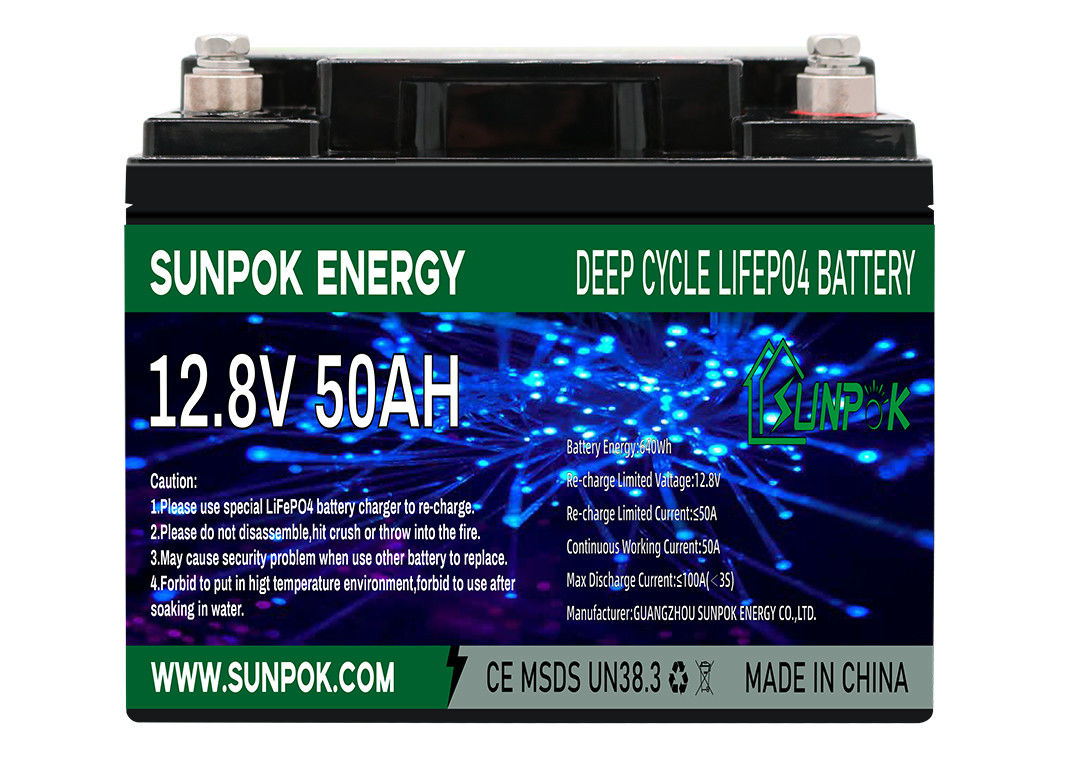 armazenamento de energia das energias solares de Ion Deep Cycle Battery For do lítio de 12V 50Ah