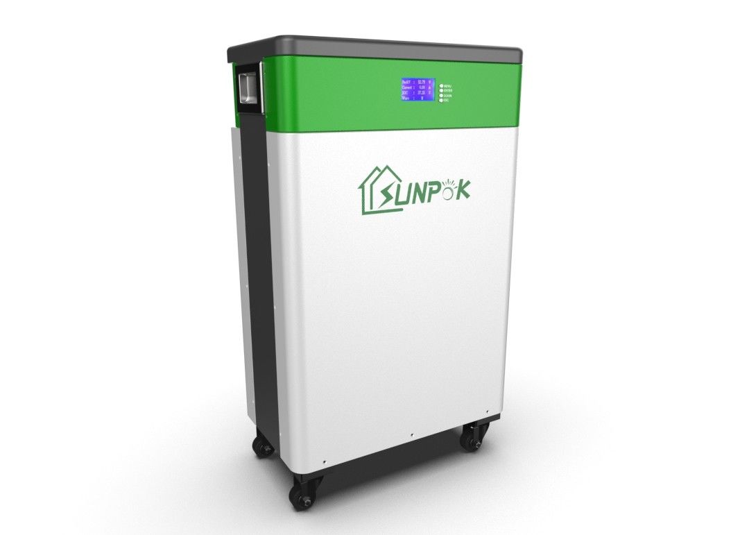 Recarregue 300ah o sistema 12.8Kwh de Ion Battery Pack For Solar do lítio de 48 volts