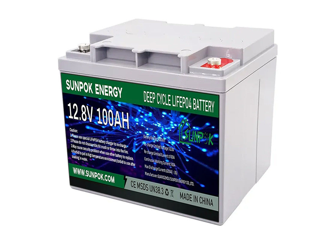 Bateria profunda profunda do ciclo da bateria 12v 24v 50ah 100ah 150ah 200ah LiFePO4 do ciclo de AGM