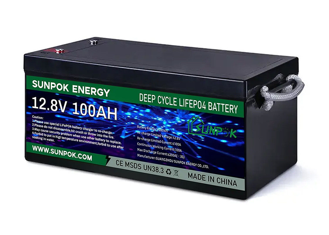 Lítio seguro Ion Battery do carrinho de golfe Lifepo4 do ciclo do tempo profundo 24v 48v 100ah mais por muito tempo