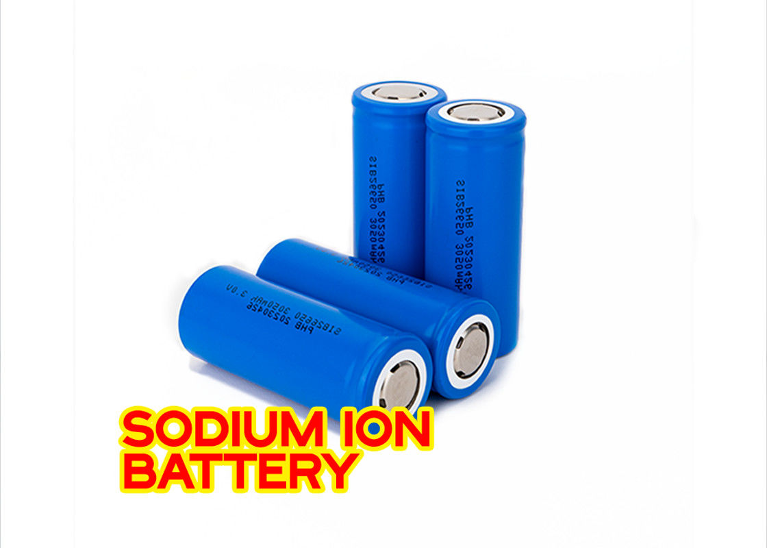 Bateria recarregável de íons de sódio de alta capacidade 18650 Bateria de íons de nádio Células de 3.7v Bateria de íons de sódio 18650