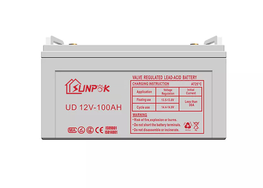 Baterias do gel de Sunpok 12V 100Ah 150Ah: Para o armazenamento de energia solar seguro & eficiente