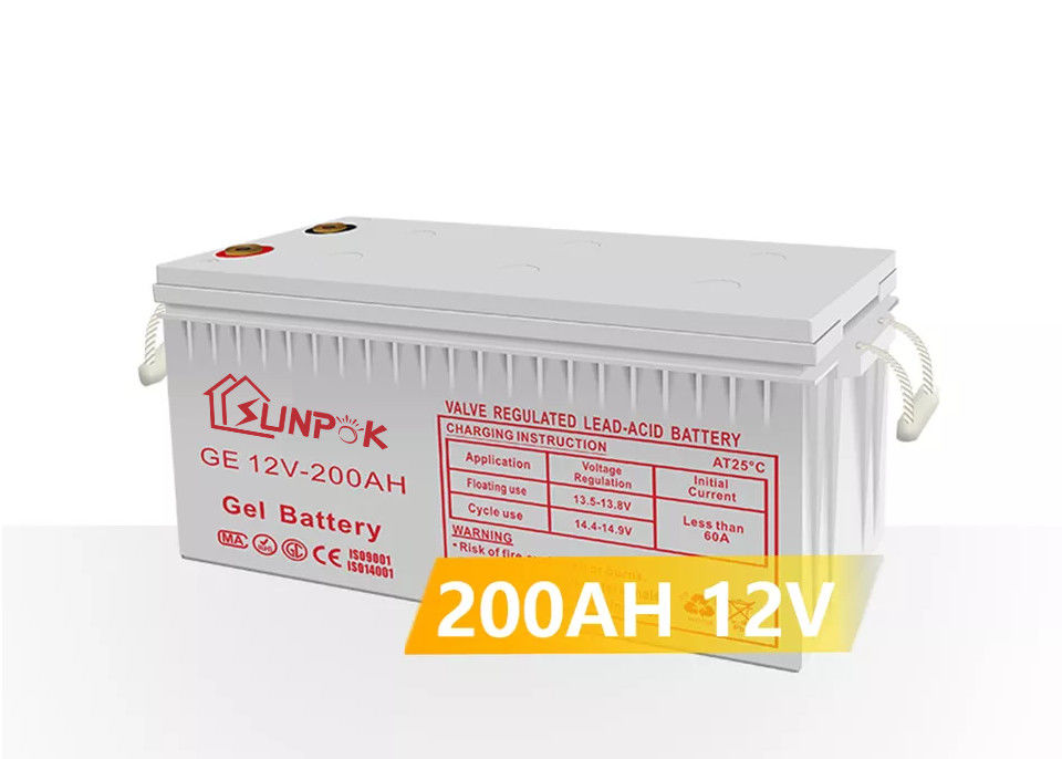 bateria do gel de 12V 50Ah 100Ah 150Ah: Aprecie o armazenamento de energia solar ótimo com Sunpok