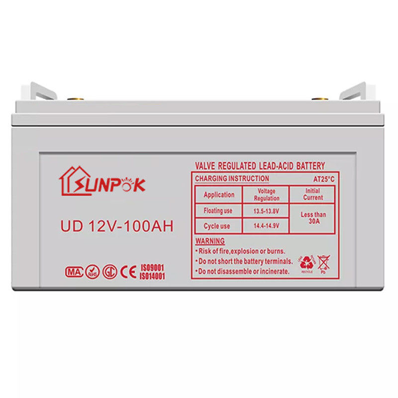 Bateria profunda solar profunda do ciclo da bateria 50ah 100ah 120ah 150ah 200ah 300ah do ciclo do gel de Sunpok 12v