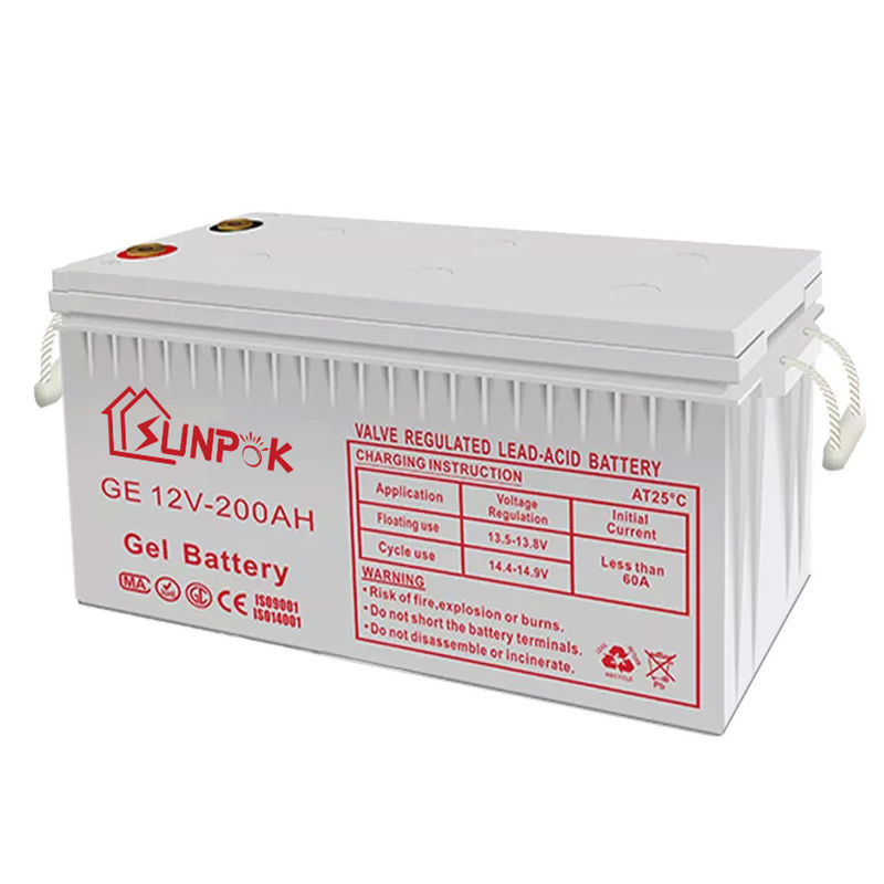 Carrinho de golfe solar de Sunpok lifepo4 12v 50ah 100ah 120ah 150ah 200ah 300ah 400ah rv