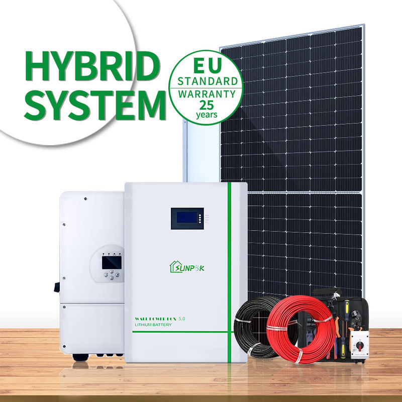 Do sistema completo das energias solares de Sunpok 5Kw 10Kw 20Kw sistema de aquecimento solar solar de sistema elétrico