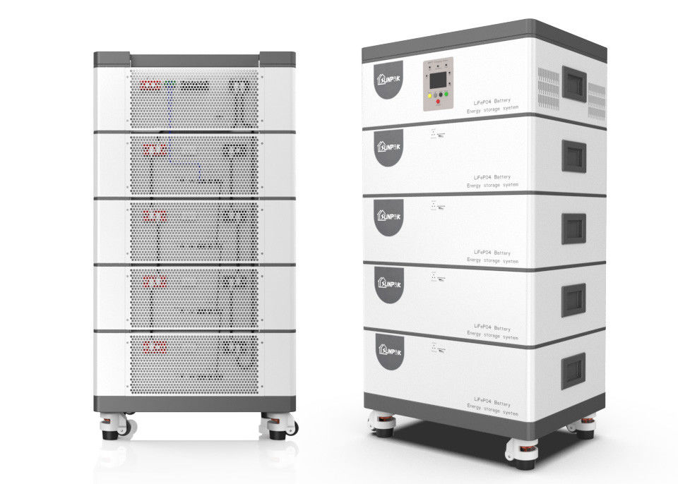 Bateria completa 5kva 6kva 8kva 10kva para a casa todo de Sunpok em um sistema empilhado de ESS