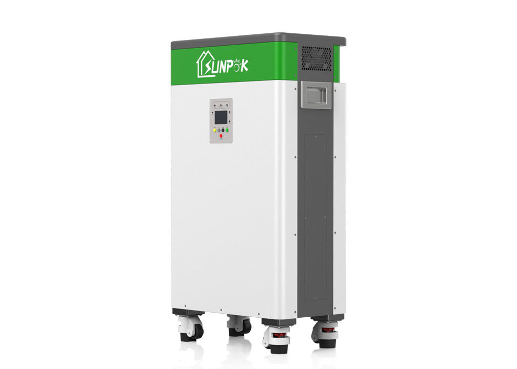 O LCD indica tudo em um sistema do armazenamento da bateria solar do poder do sistema de bateria solar 5kW de ESS 10.24kWh LiFePO4