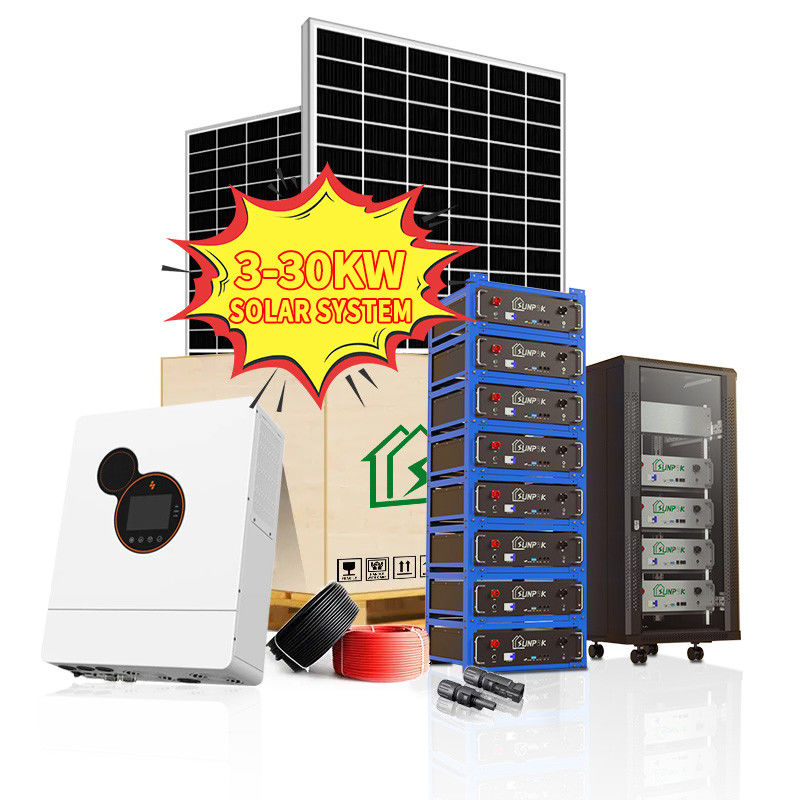 Sistema híbrido do inversor solar de PERC Residential Solar Power System 20Kw 30Kw 50Kw 100Kw 150Kw