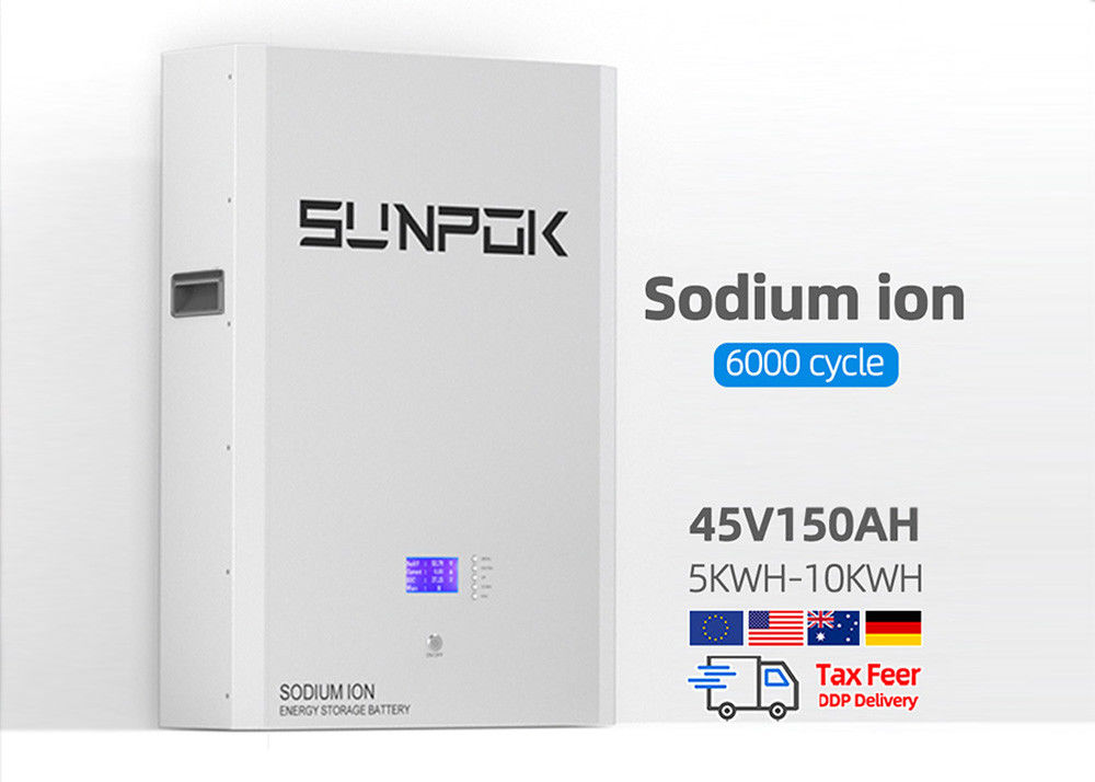 Bateria de íons de sódio de alta durabilidade SP-48100-BG-NA com 5-30 KWh de potência de saída