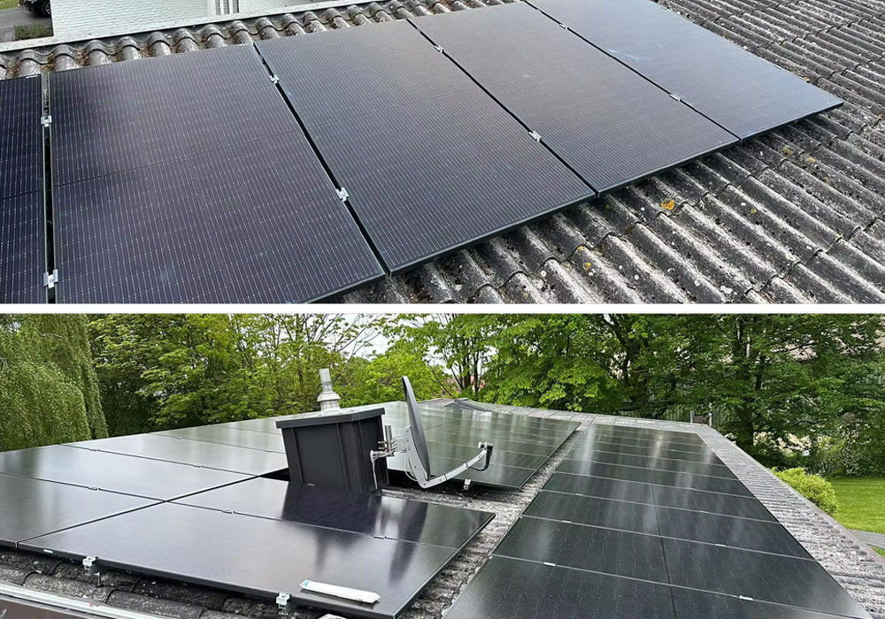 3kw 5kw 8kw 10kw Sistema híbrido de energia solar fotovoltaica 5kilowatt Sistema híbrido de energia solar fotovoltaica com baterias