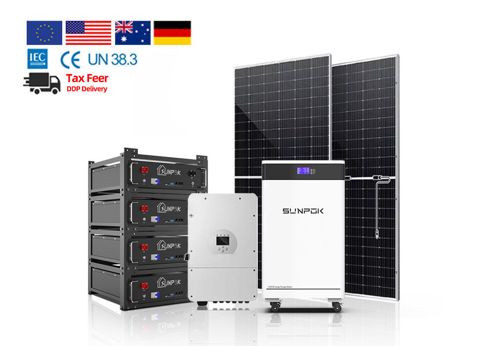 Sistema Solar Completo 1 Kw 2 Kw 3kw 5kw 5kva Sistema Solar Híbrido