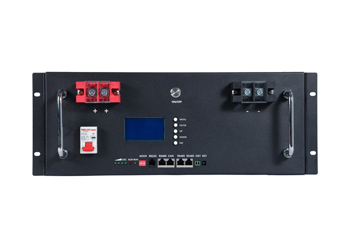 Armazém de baterias de rack 48v 100ah 200ah Instalação de baterias de rack Sistema de gestão BMS