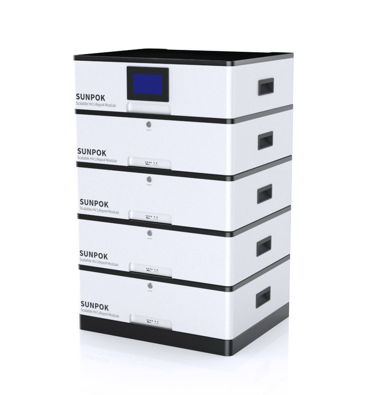 Bateria empilhada de alta tensão 5kwh/10kwh/20kwh Ess Tipo dividido com sistema off-grid