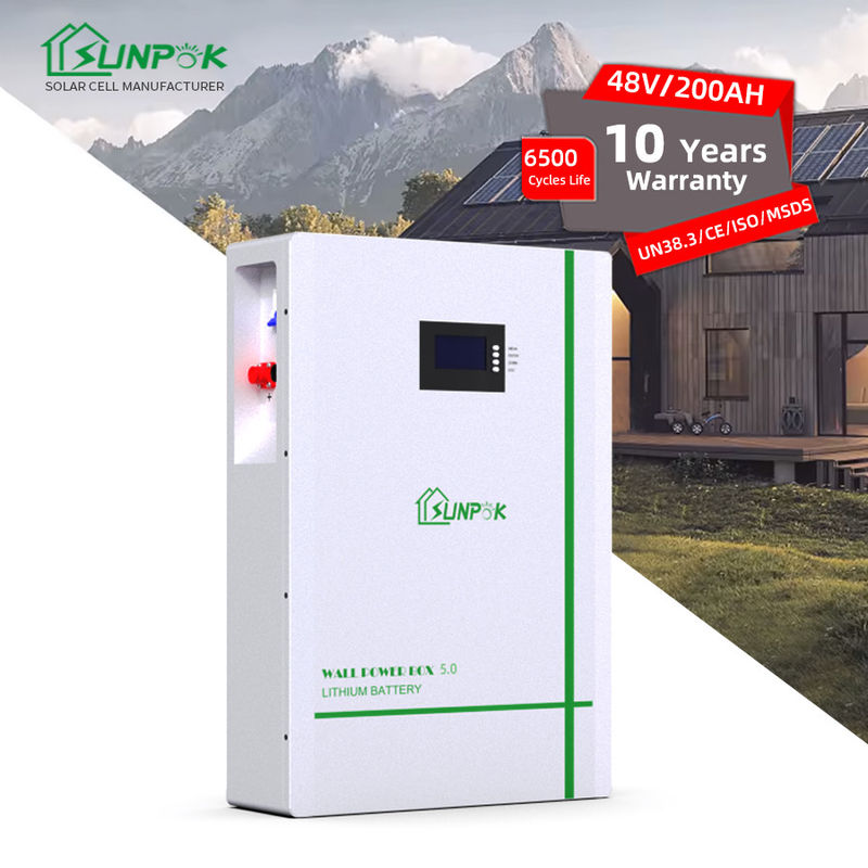 5kwh 10kwh Bateria de lítio do sistema solar 48v 51.2v 100ah 200ah Bateria de armazenamento de energia doméstica