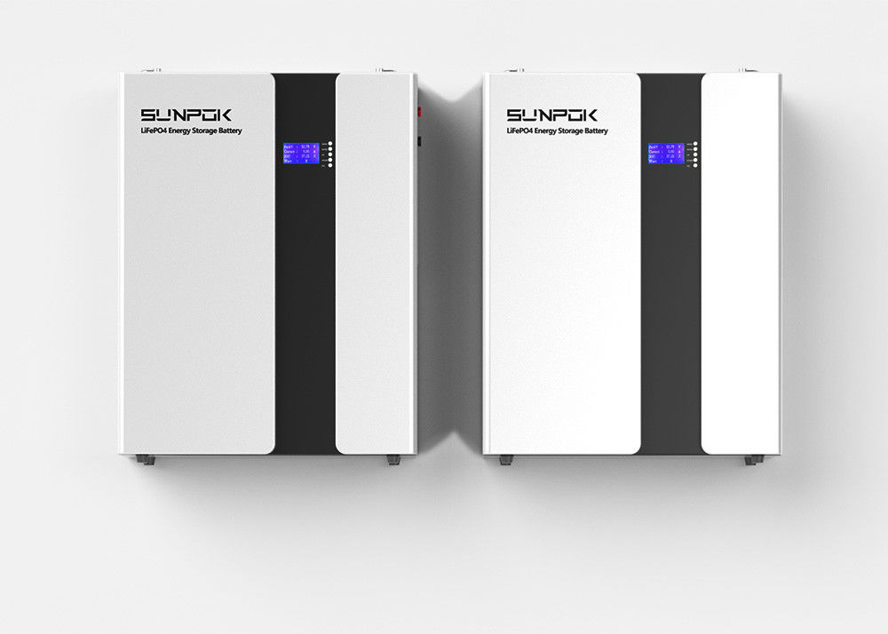 Fácil Instalação Lifepo4 Bateria Montada na Parede 48v 200ah Com Can Rs485 Port 9.6kwh 10.2kwh 15kwh