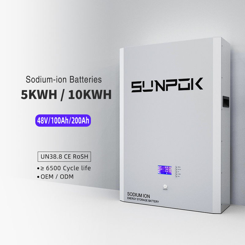 Alemão Novo Sistema de Armazenamento de Energia Solar de Bateria de Íons de Sódio Bateria de Íons de Sódio BMS 48V
