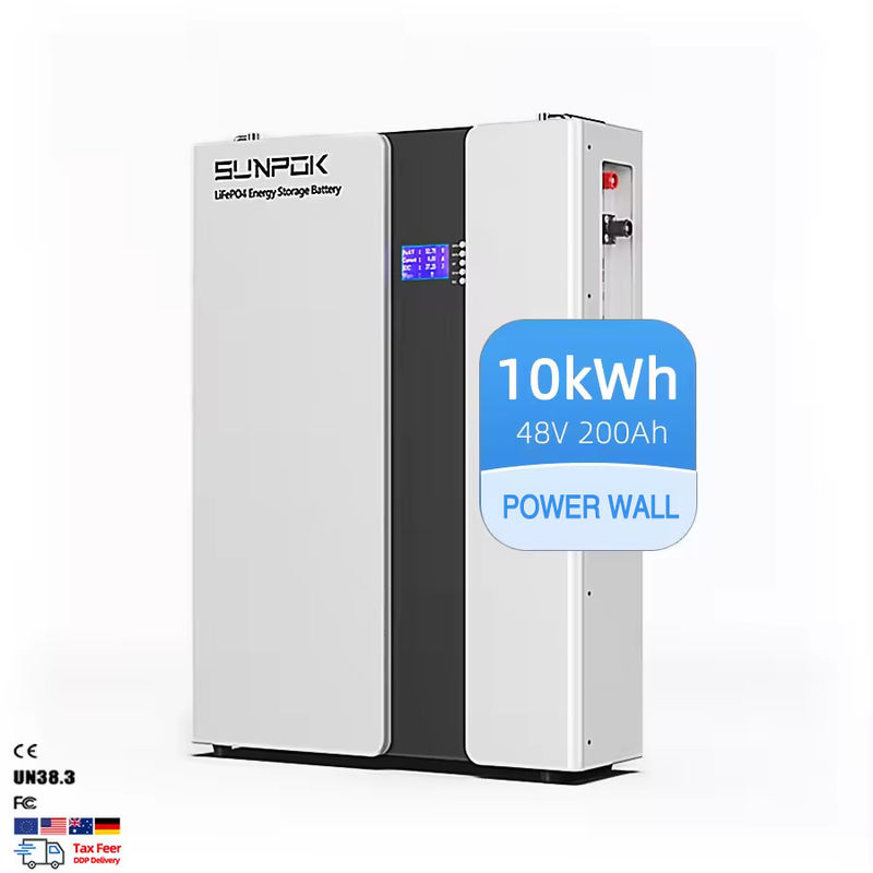 Eu Stock Bateria de armazenamento de energia solar 48V 5Kwh 100Ah 200Ah Home Bateria de íons de lítio