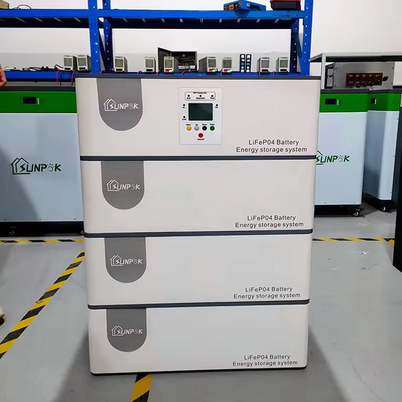 Bateria de iões de lítio de alta tensão DC 51.2v 400AH 20KWH Bateria integrada de armazenamento de energia doméstica