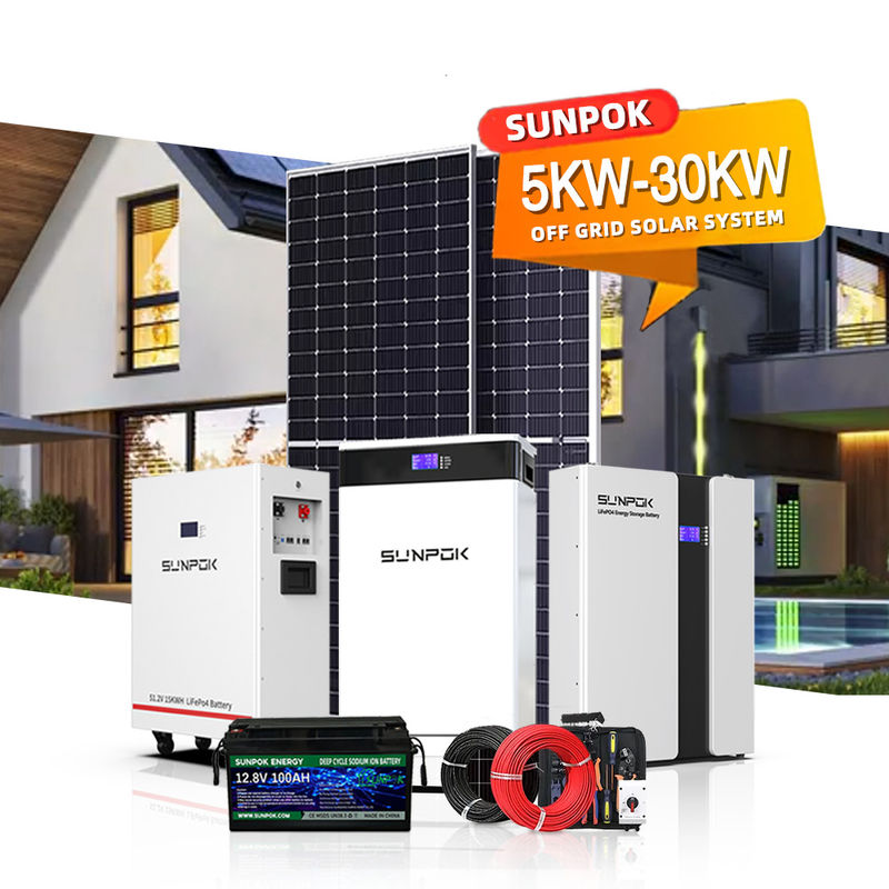 48V 100AH 120AH Bateria Solar Para Sistema Solar Híbrido 6KWH 12KWH 18KWH 24KWH 30KWH