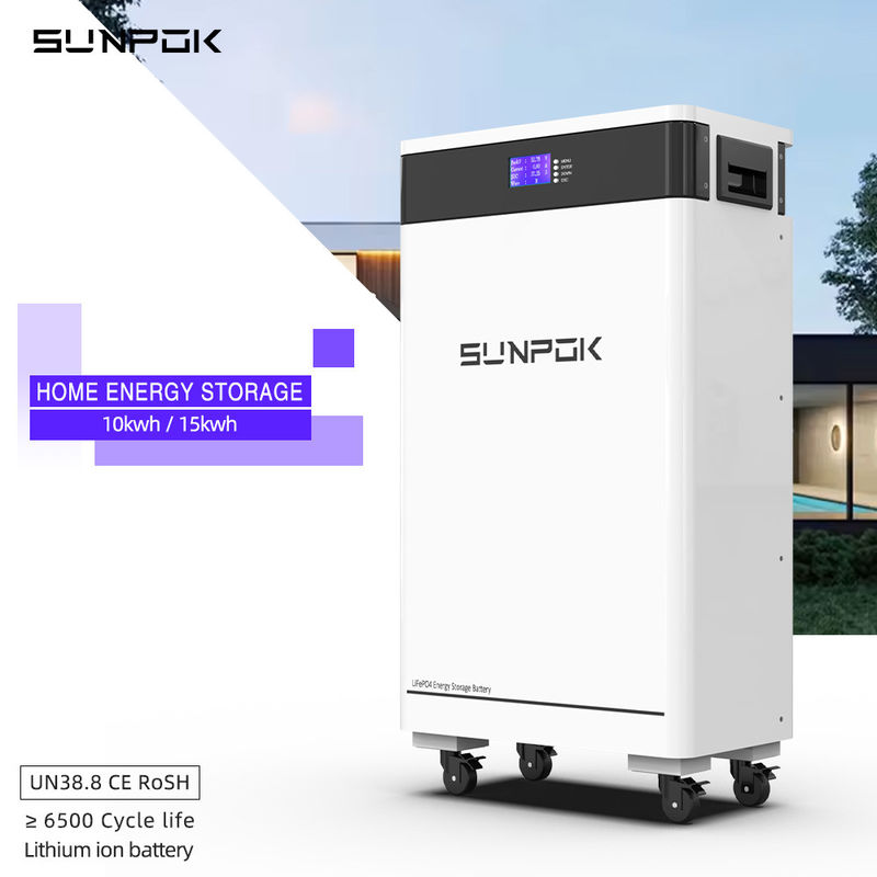 48v 200ah 300ah 400ah Bateria solar de lítio Mppt Inverter híbrido solar Armazenamento de energia doméstica