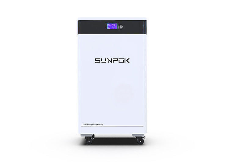 51.2v Bateria de iões de lítio de grande capacidade 48v 300ah Lifepo4 Powerwall Armazenamento de energia solar