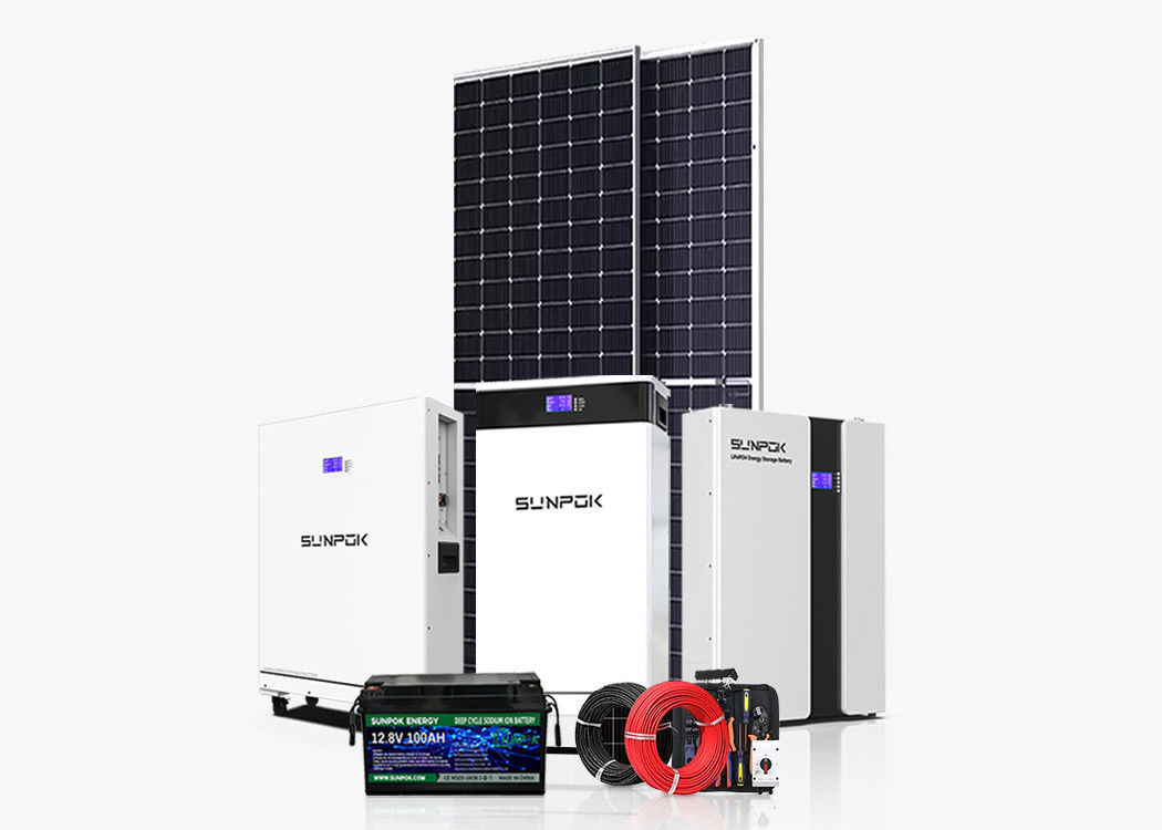10kw Offgrid Solar Power System Home 5kw 20kw 30kw Sistema de armazenamento de energia solar