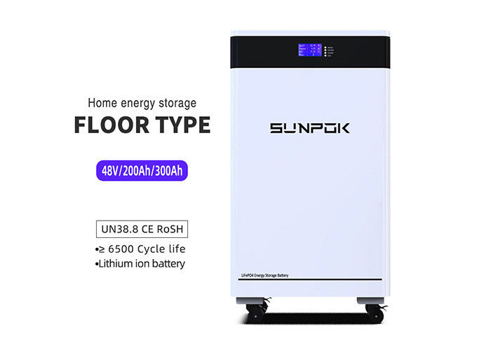 15KWH Bateria solar 51.2V Fósforo de ferro de lítio 300AH Bateria de armazenamento de energia doméstica com rodas
