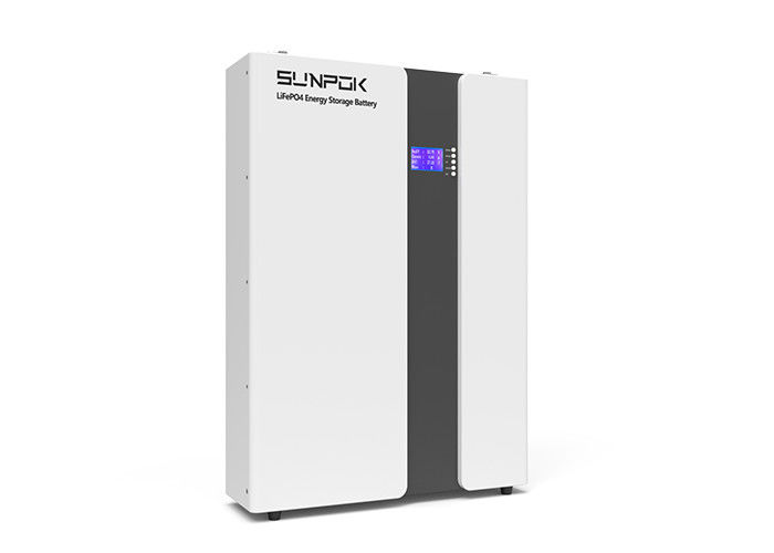 Bateria montada na parede 48V 100Ah 10Kwh Bateria 51.2V 48V 200Ah Lifepo4 Bateria de iões de lítio Bateria solar para sistema solar