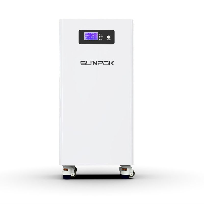 51.2V 15kWh Grade a 48V 300Ah LiFePO4 Lithium Ion Battery Pack para armazenamento de energia solar