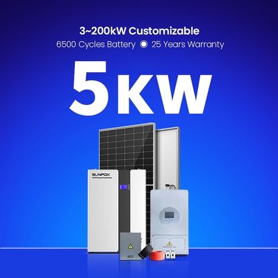 Solar Energy System Full Package 5KW Solar Power System 10KW Solar Energy System for Home Off Grid Full Set