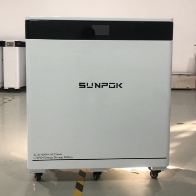 Sistema de armazenamento de energia doméstico montado no chão 30kWh Lifepo4 Bateria de lítio solar 48V Bateria de armazenamento de energia